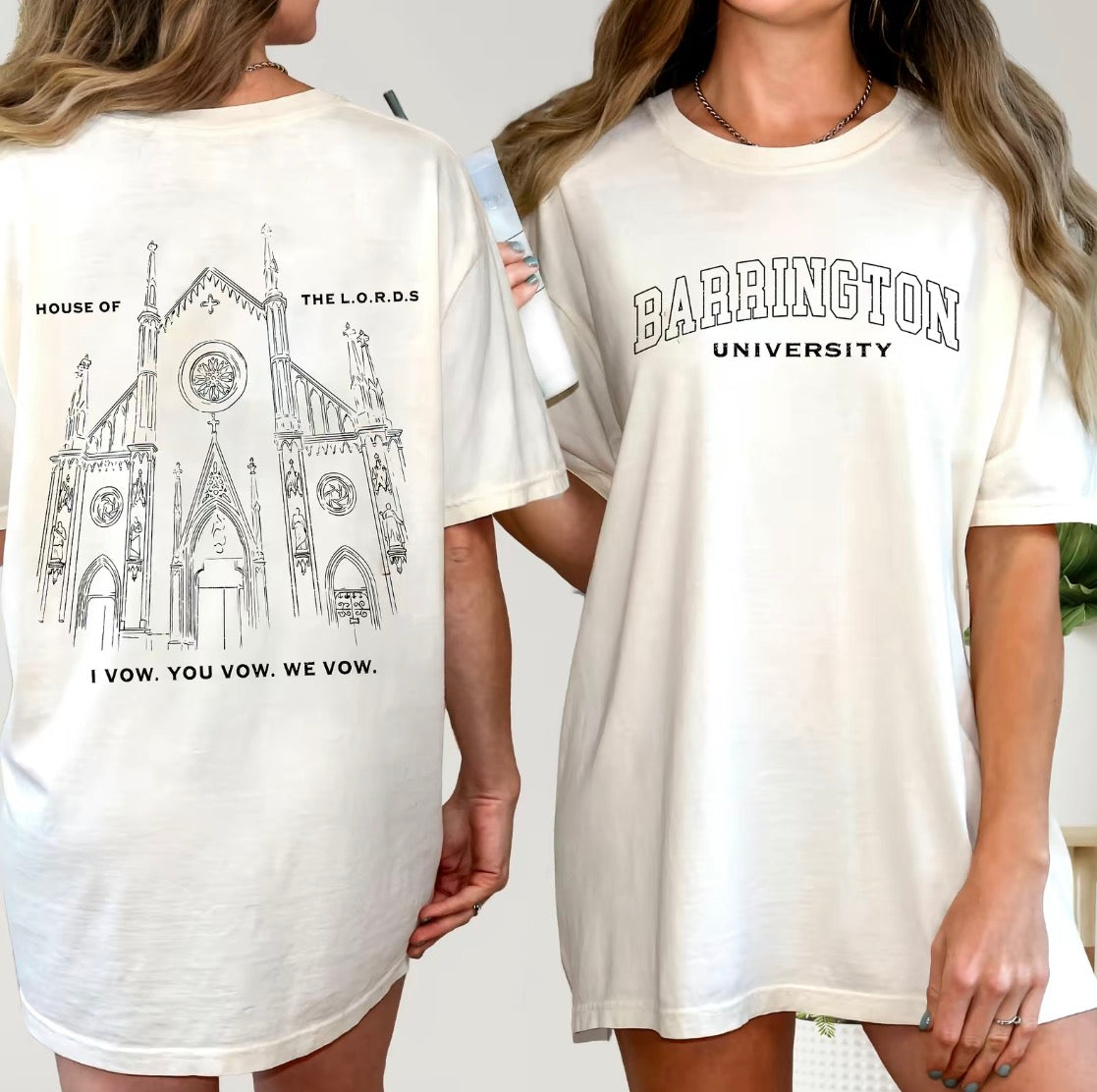 Barrington University Unisex T-Shirt/Sweatshirt/Hoodie