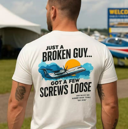 Skyking: Broken Guy Got A Few Screws Loose T-Shirt/Sweatshirt/Hoodie