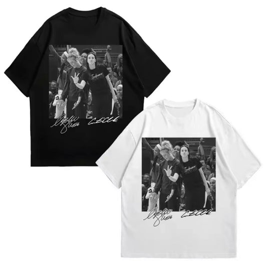 Caitlin Clark and Sophie Cunningham Unisex T-Shirt/Sweatshirt/Hoodie
