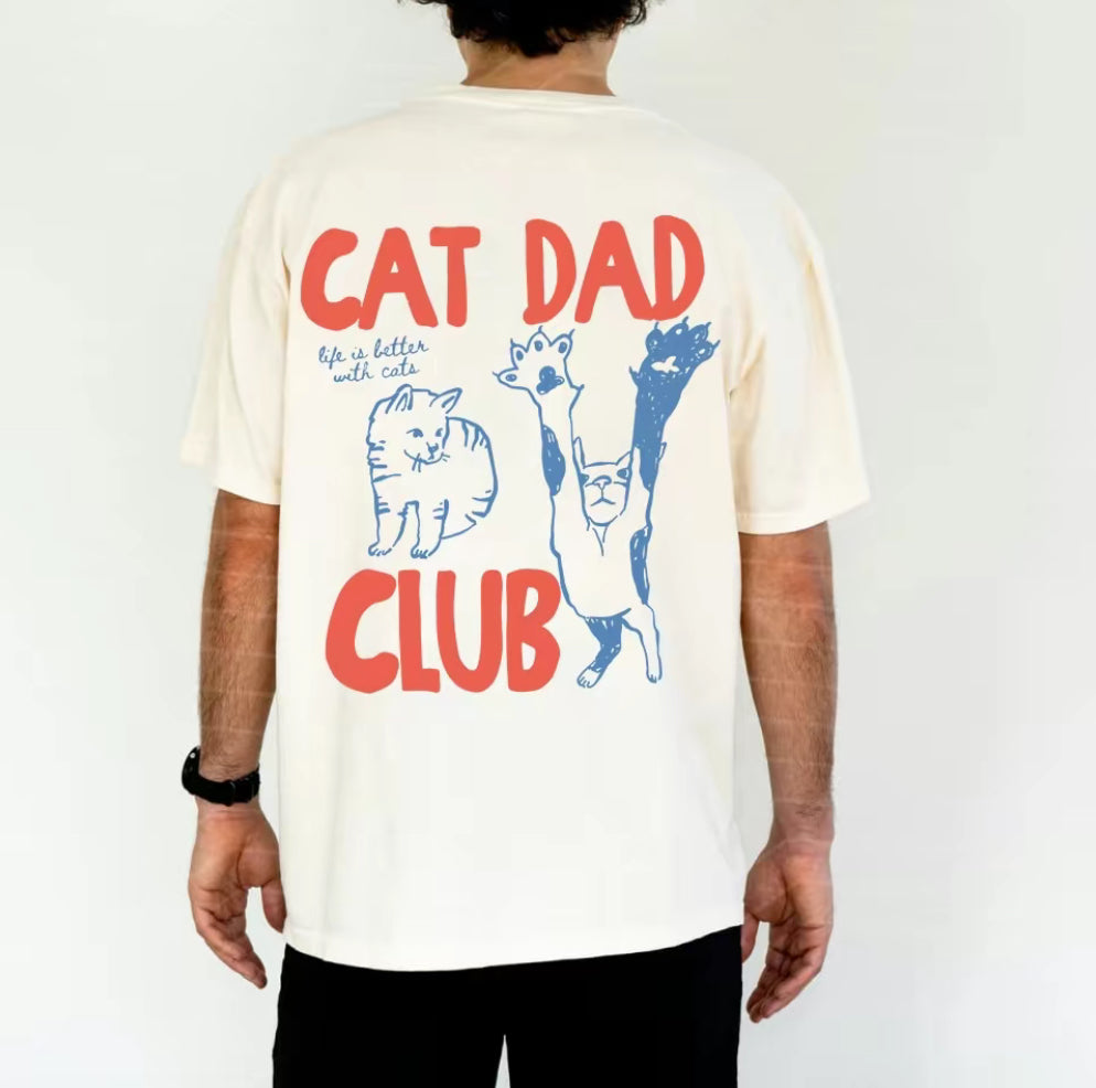 Cat Dad Club T-Shirt/Sweatshirt/Hoodie