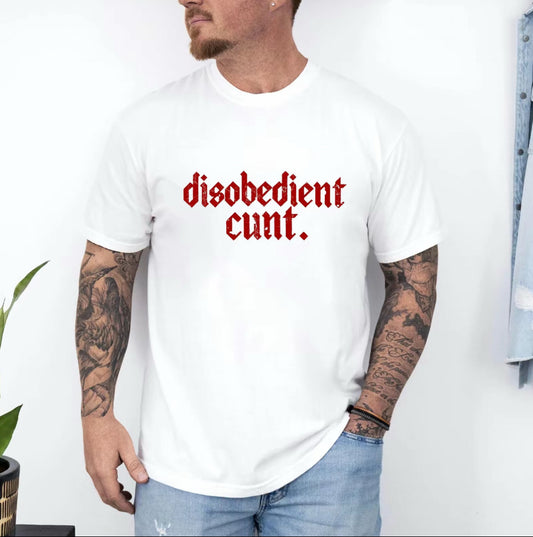 Disobedient Unisex T-Shirt/Sweatshirt/Hoodie