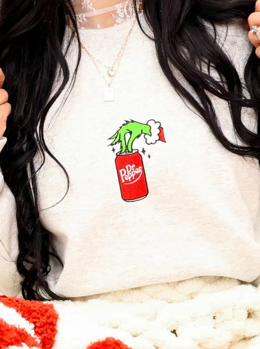 Christmas Drink Unisex Embroidered T-Shirt/Sweatshirt/Hoodie