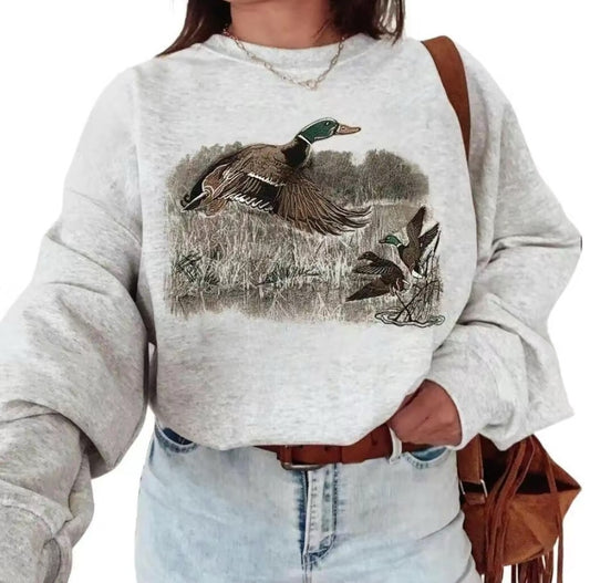 Mallard Duck Vintage Hunting Day T-Shirt/Sweatshirt/Hoodie