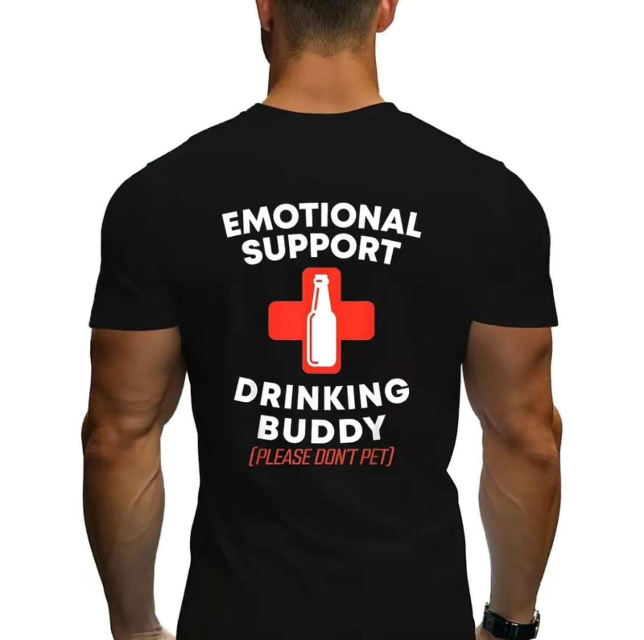 Emotional Support Drinking Buddy Adult Funny T-Shirt/Sweatshirt/Hoodie