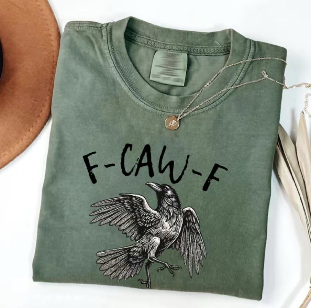 F-CAW-F Raven Crow Funny T-Shirt/Sweatshirt/Hoodie