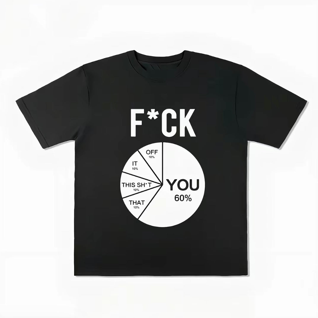 Funny Pie Chart Graphic T-Shirt/Sweatshirt/Hoodie
