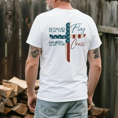 Stand For The Flag Kneel For The Cross T-Shirt/Sweatshirt/Hoodie