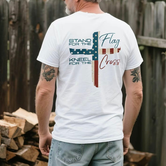 Stand For The Flag Kneel For The Cross T-Shirt/Sweatshirt/Hoodie