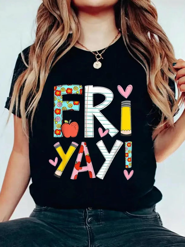 Friyay Happy Friday Funny T-Shirt/Sweatshirt/Hoodie