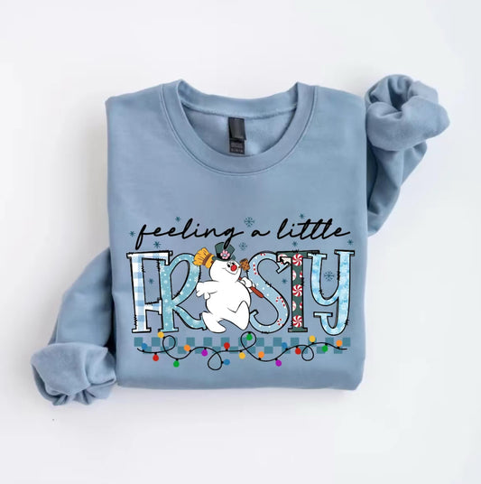 Feeling A Little Frosty Christmas T-Shirt/Sweatshirt/Hoodie