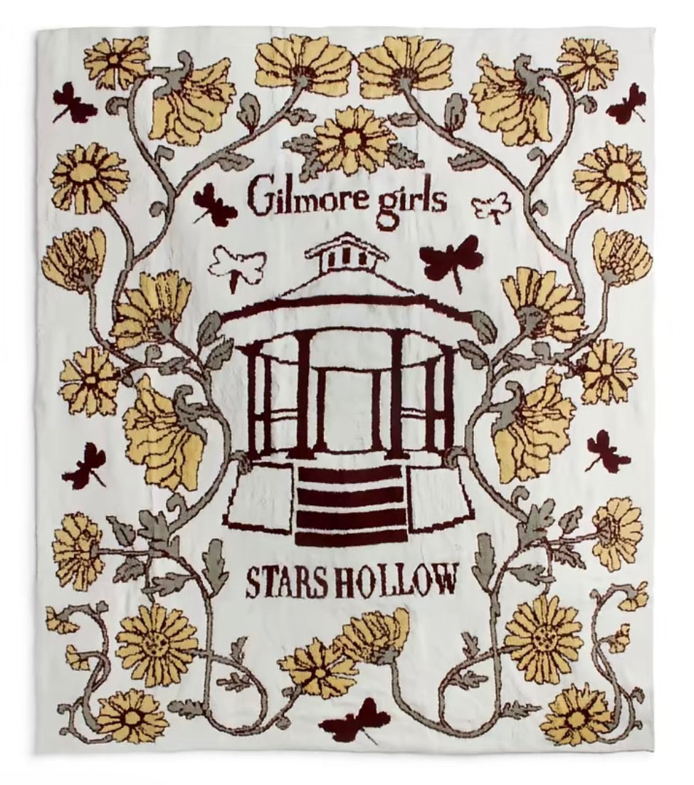 Gilmore Girls Stars Hollow Design Flannel Blanket