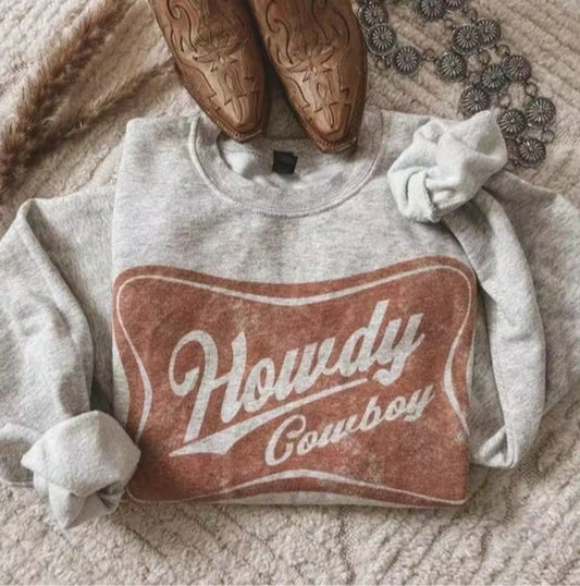 Howdy Vintage Collage Western Outfits T-Shirt/Sweatshirt/Hoodie