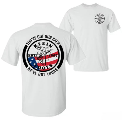 You've Got Our Back Klein Tools Patriotic Lineman T-Shirt/Sweatshirt/Hoodie
