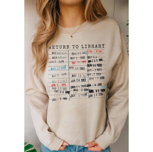 Return to Library T-Shirt/Sweatshirt/Hoodie