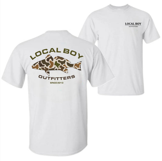 Local Boy Camo Redfish T-Shirt/Sweatshirt/Hoodie