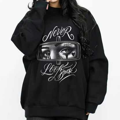 Never Look Back Chicana Art Unisex T-Shirt/Sweatshirt/Hoodie