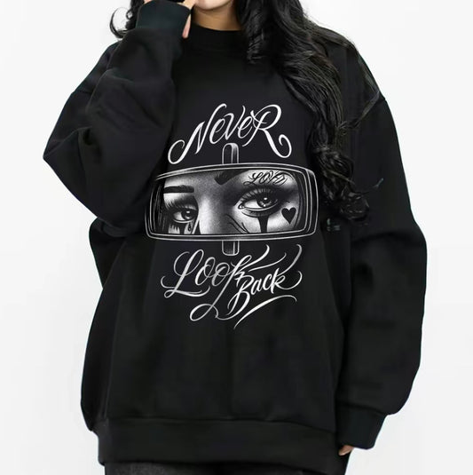 Never Look Back Chicana Art Unisex T-Shirt/Sweatshirt/Hoodie