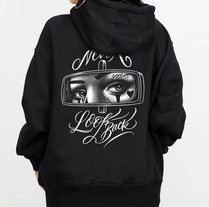 Never Look Back Chicana Art Unisex T-Shirt/Sweatshirt/Hoodie