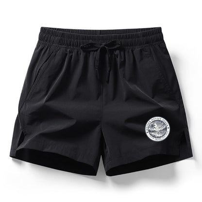 Mother Ocean Jimmy Buffett Drawstring Waist Shorts