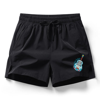 Mother Ocean Jimmy Buffett Drawstring Waist Shorts