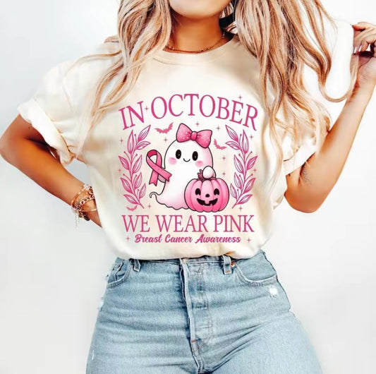 In October We Wear Pink T-Shirt/Sweatshirt/Hoodie