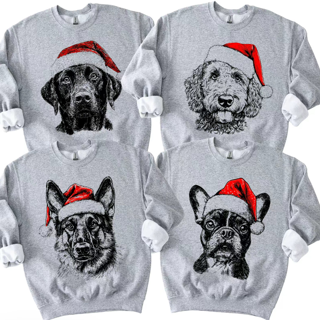 Santa Paws Christmas Dog T-Shirt/Sweatshirt/Hoodie