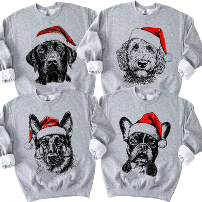 Santa Paws Christmas Dog T-Shirt/Sweatshirt/Hoodie