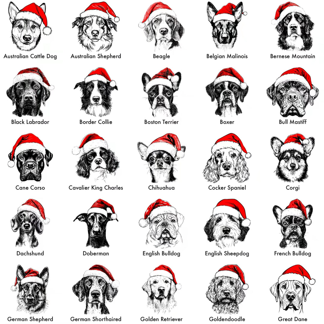 Santa Paws Christmas Dog T-Shirt/Sweatshirt/Hoodie