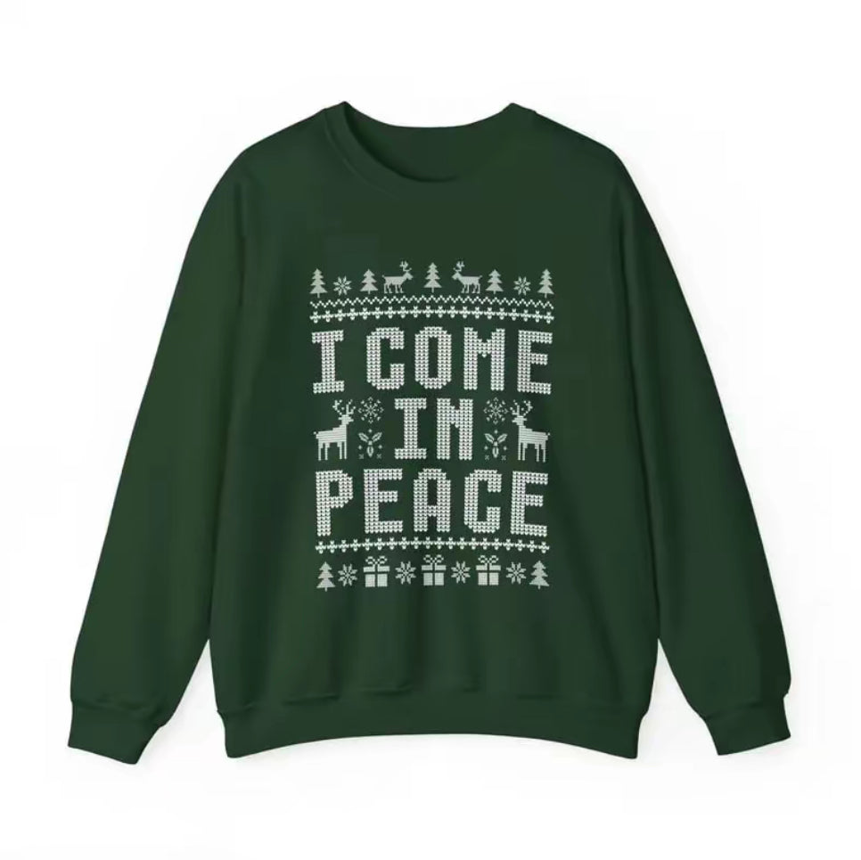 I Come In Peace Couples Christmas T-Shirt/Sweatshirt/Hoodie
