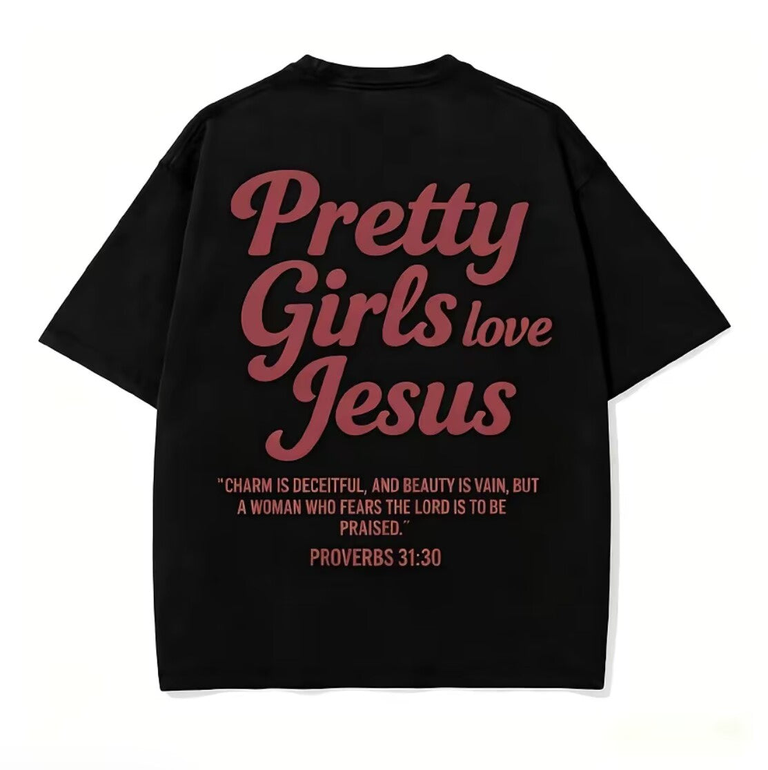 Pretty Girls Loves Jesus Vintage Graphic T-Shirt/Sweatshirt/Hoodie
