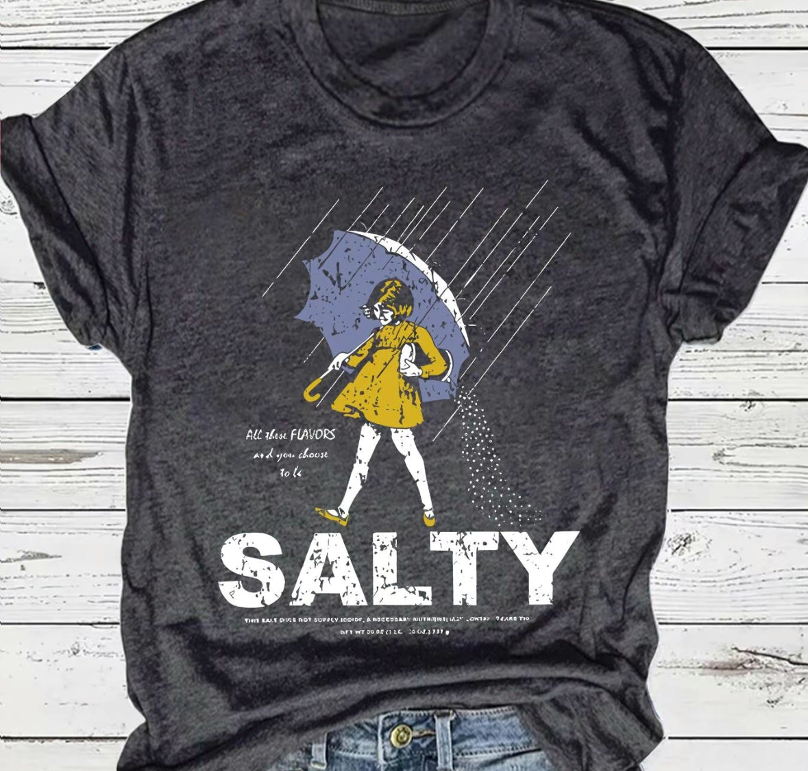 Umbrella & Salty Girl Vintage T-Shirt/Sweatshirt/Hoodie