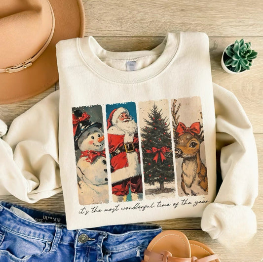 It's The Most Wonderful Time Of The Year Santa Claus T-Shirt/Sweatshirt/Hoodie