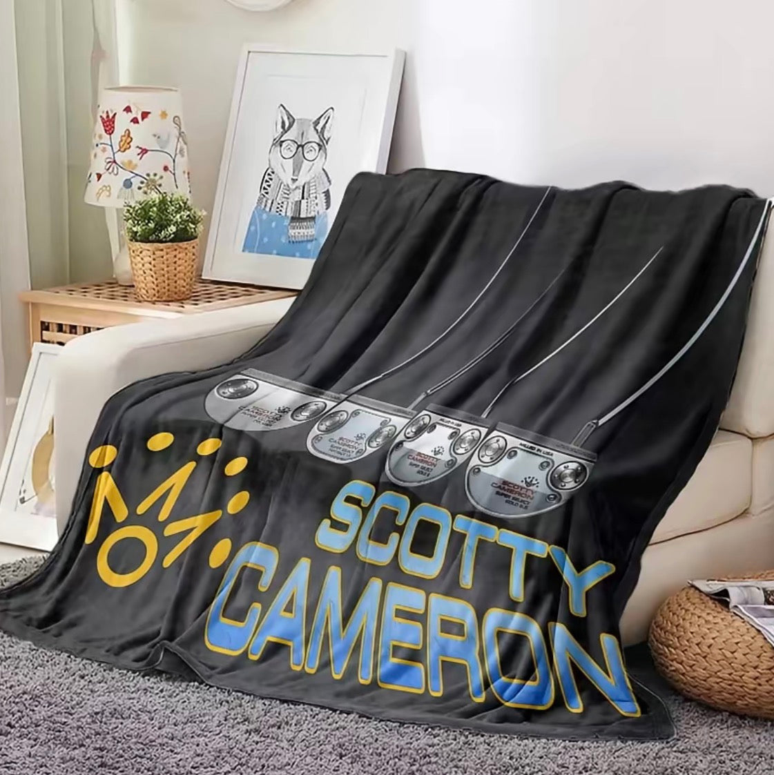 Scotty Camerons Cozy Warm Gift Flannel Blanket