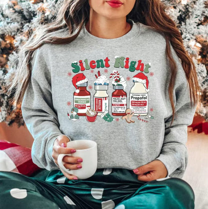 Silent Night Christmas T-Shirt/Sweatshirt/Hoodie