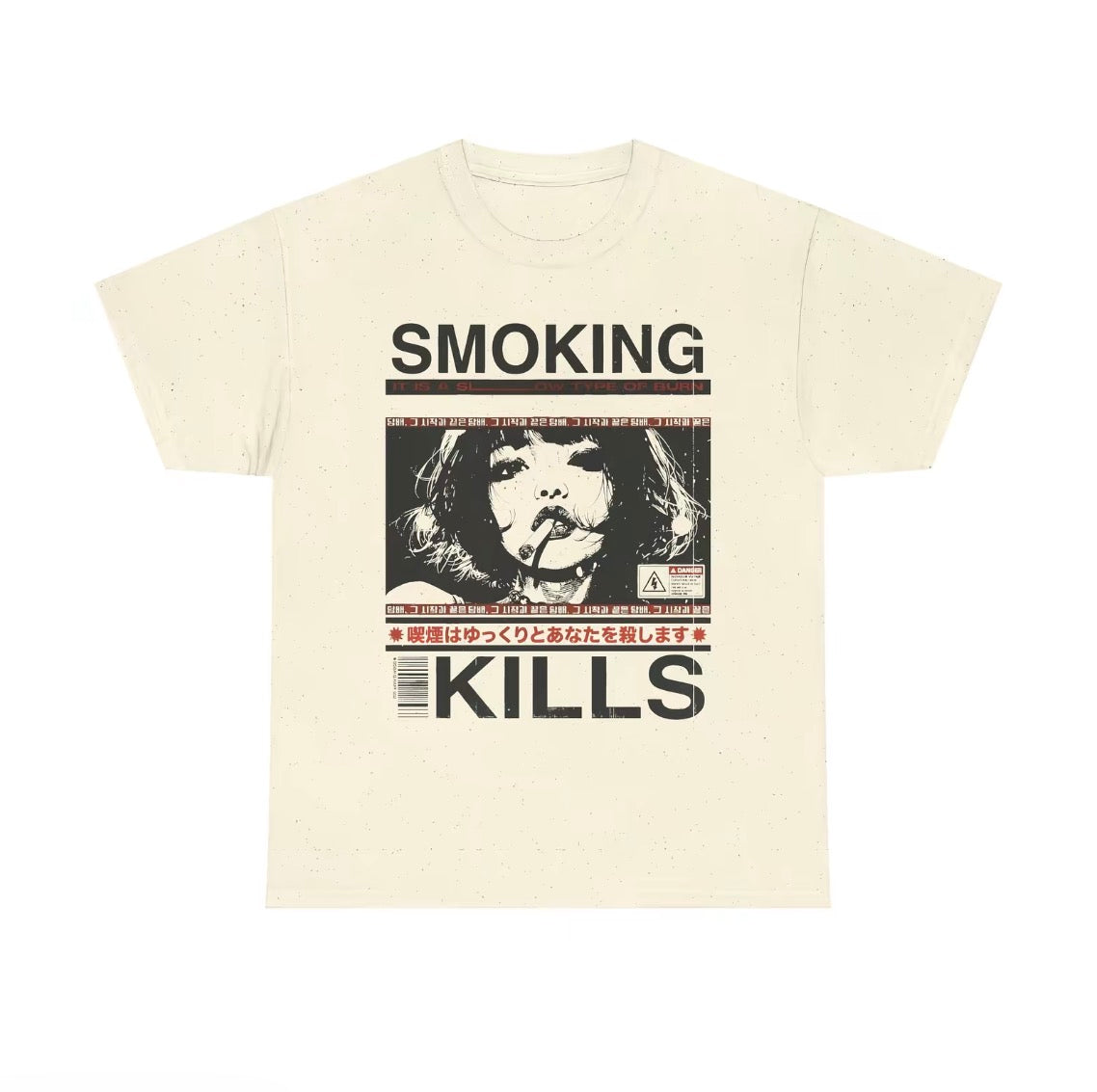Smoking Kills Retro Manga Style Graphic T-Shirt/Sweatshirt/Hoodie