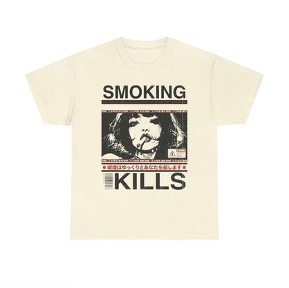 Smoking Kills Retro Manga Style Graphic T-Shirt/Sweatshirt/Hoodie