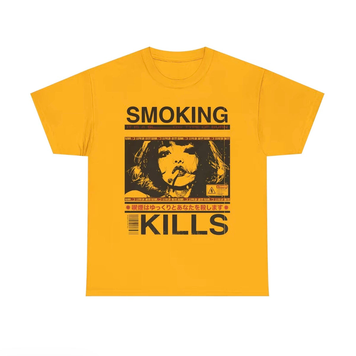 Smoking Kills Retro Manga Style Graphic T-Shirt/Sweatshirt/Hoodie