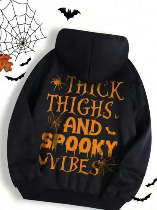 THICK THIGHS AND SPOOKY VIBES Unisex T-Shirt/Sweatshirt/Hoodie