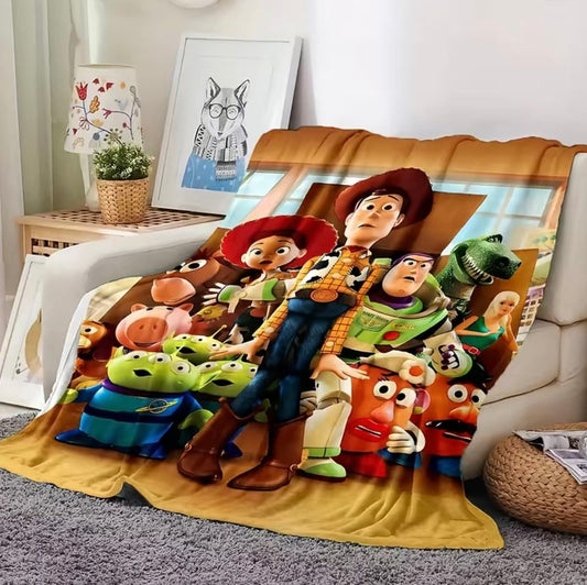 Toy Cartoon Cozy Home Flannel Blanket