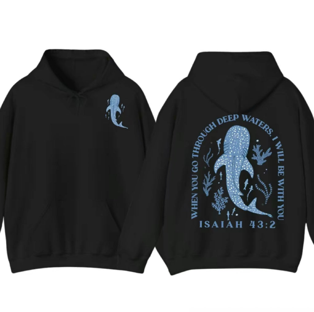 Whale Shark Beachy Jesus T-Shirt/Sweatshirt/Hoodie