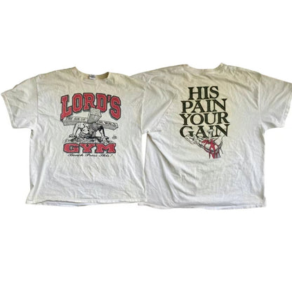 Vintage 1990s LORDS GYM His Pain Your Gain T-Shirt/Sweatshirt/Hoodie