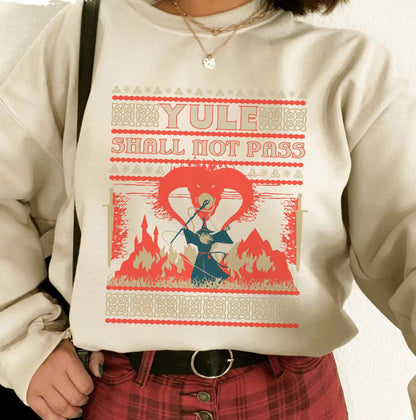 Yule Shall Not Pass Unisex LORD of the Rings T-Shirt/Sweatshirt/Hoodie